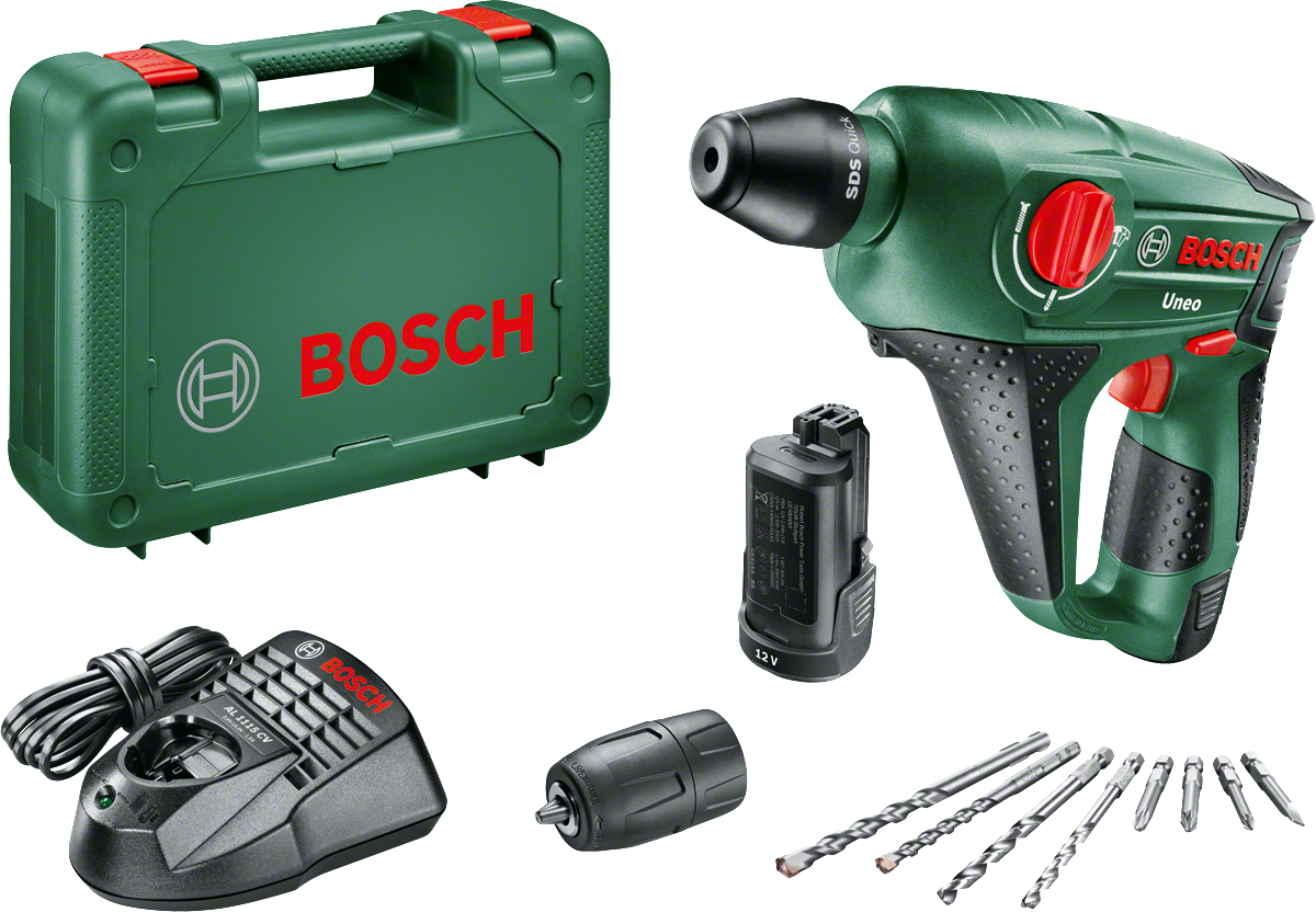 Bosch UNEO 12 LI 2,5 AH Kırıc Delici (Çift Akü) 0.603.984.00E