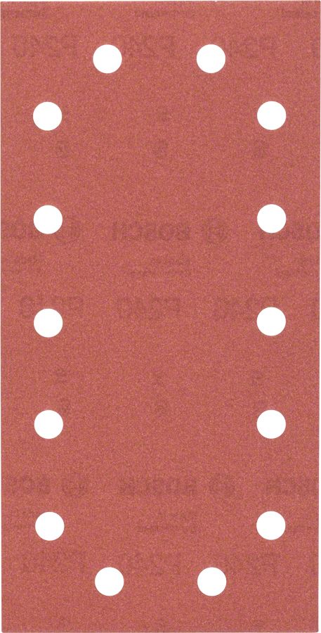 Bosch - Titreşimli Zımpara Kağıdı 10'lu, 115 x 230 mm 240 Kum 14 Delik 2609256B24
