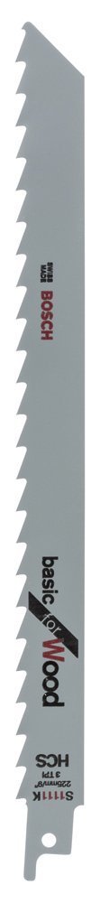 Bosch - Basic Serisi Ahşap için Panter Testere Bıçağı S 1111 K - 2'li 2608650617