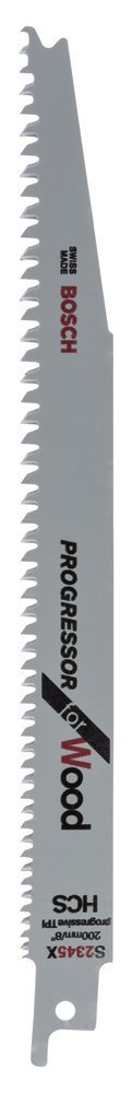 Bosch - Progressor Serisi Ahşap için Panter Testere Bıçağı S 2345 X - 5'li 2608654404