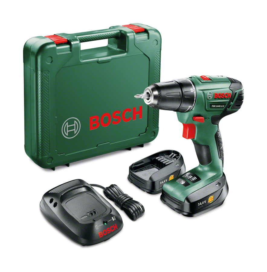 Bosch PSR 1440 LI-2 Akülü Vidalama Makinesi - Çift Akülü 0.603.9A3.001