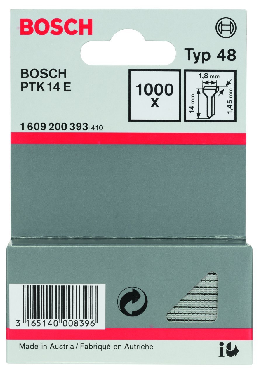 Bosch - Zımba Çivisi 14mm PTK 14 3,6 V 1609200393