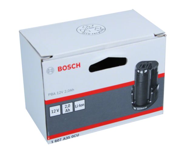 Bosch - 12 V 2,0 Ah DIY Li-Ion ECP Düz Akü 1607A350CU