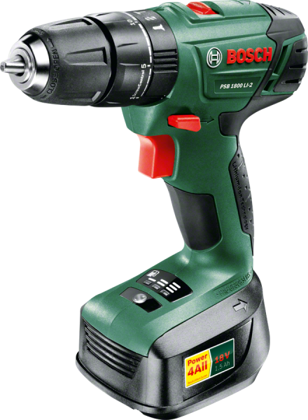 Bosch PSB 1800 LI-2 Tek Akü Akülü Darbeli Delme Vidalama Makinesi 0.603.9A3.300