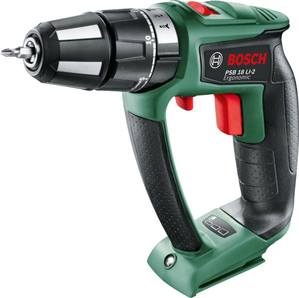 Bosch PSB 18 LI-2 ERGO Akülü Darbeli Delme Vidalama Makinesi (Baretool) 0.603.9B0.302