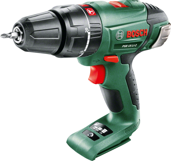 Bosch PSB 18 LI-2 Akülü Darbeli Delme Vidalama Makinesi (Baretool) 0.603.982.302