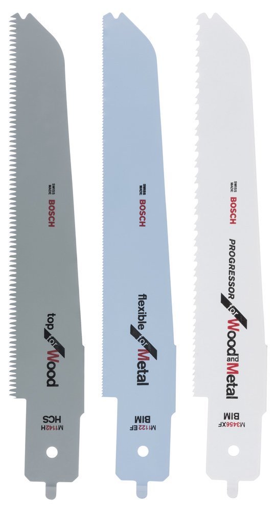 Bosch - 3 Parçalı PFZ 500 E Uyumlu Karışık Panter Testere Bıçağı Seti - M 1142 H, M 3456 XF; M 1122 EF 2608656934