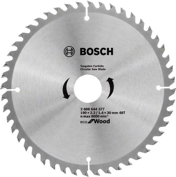 Bosch - Ekonomik Seri 190*30 mm 48 Diş 10'lu  Daire Testere Bıçağı 2608644614