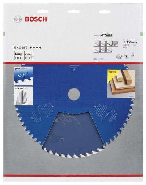 Bosch - Expert Serisi Ahşap için Daire Testere Bıçağı 355*30 mm 60 Diş 2608644074