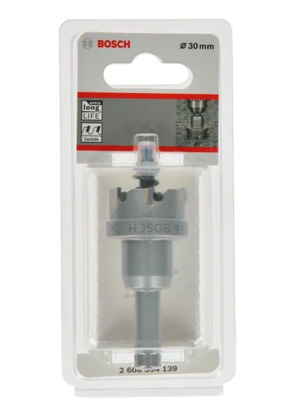 Bosch - Endurance Serisi Ağır Metaller için TCT Delik Açma Testeresi (Panç) 30 mm 2608594139