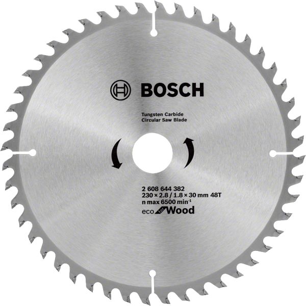 Bosch - Optiline Eco Serisi Ahşap için Daire Testere Bıçağı 230*30 48 Diş 2608644382