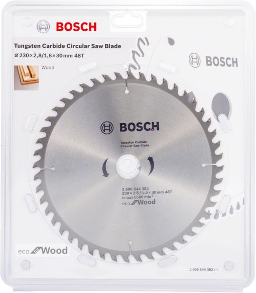 Bosch - Optiline Eco Serisi Ahşap için Daire Testere Bıçağı 230*30 48 Diş 2608644382