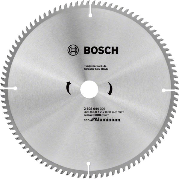 Bosch - Optiline Eco Serisi Alüminyum için Daire Testere Bıçağı 305*30 96 Diş 2608644396