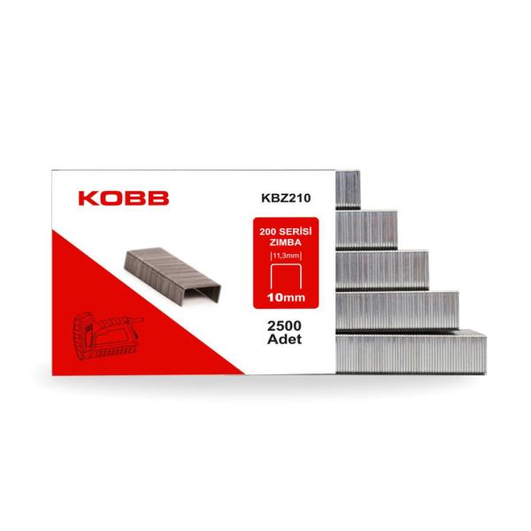 KOBB KBZ210 10mm 2500 Adet 200 Serisi Ağır Hizmet Tipi Zımba Teli