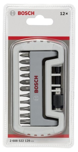 Bosch - 11 Parça ExtraHard Vidalama Ucu Seti + Hızlı Değiştirmeli Tutucu 2608522129