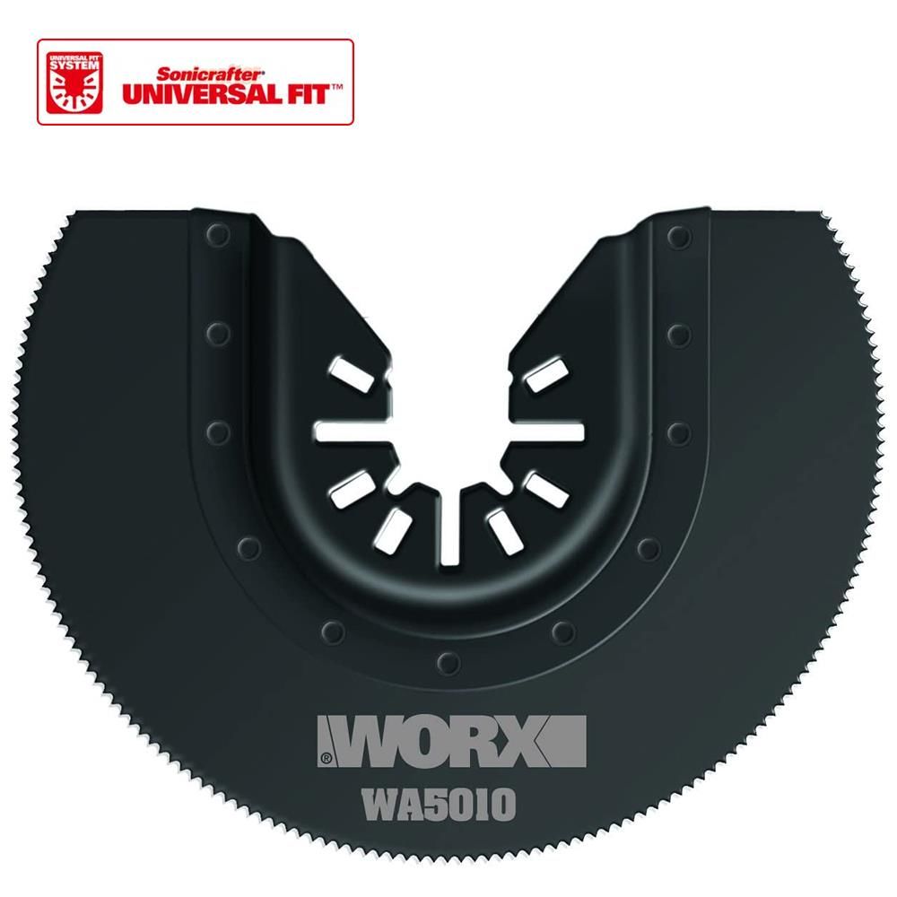 WORX WA5010 Çok Amaçlı Raspalama Makinası İçin 80mm 180˚ Metal, Ahşap, Fiberglas, PVC Universal Kesme Bıçağ