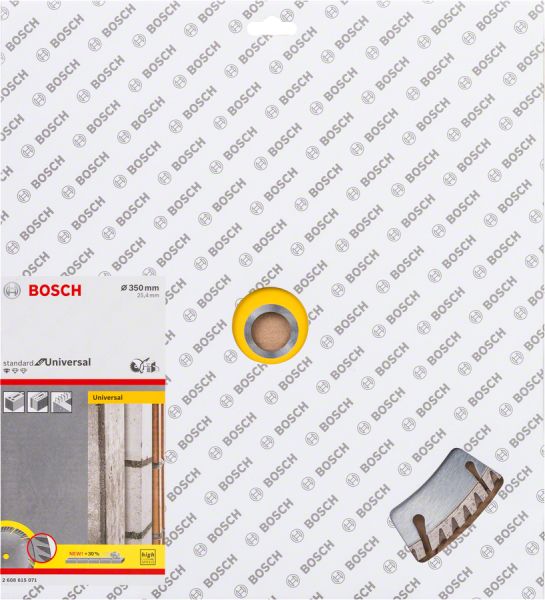 Bosch - Standard Seri Genel Yapı Malzemeleri ve Metal İçin Elmas Kesme Diski 350*25,4 mm 2608615071