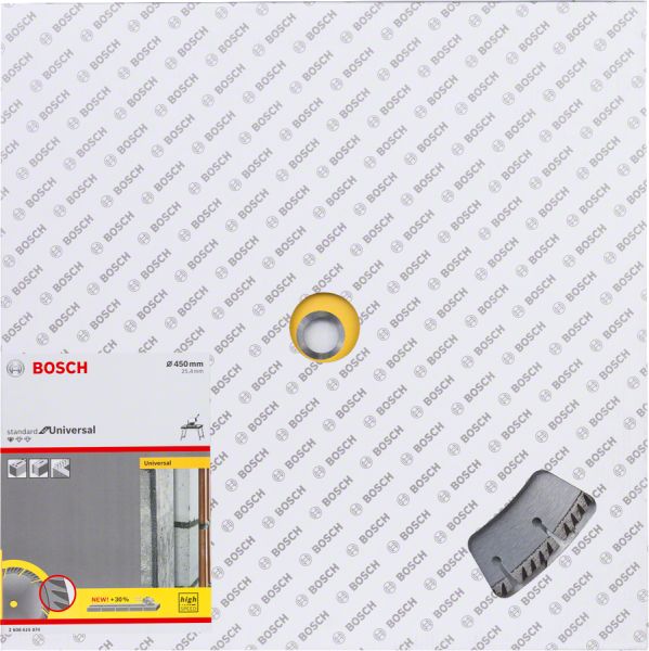 Bosch - Standard Seri Genel Yapı Malzemeleri ve Metal İçin Elmas Kesme Diski 450*25,4 mm 2608615074