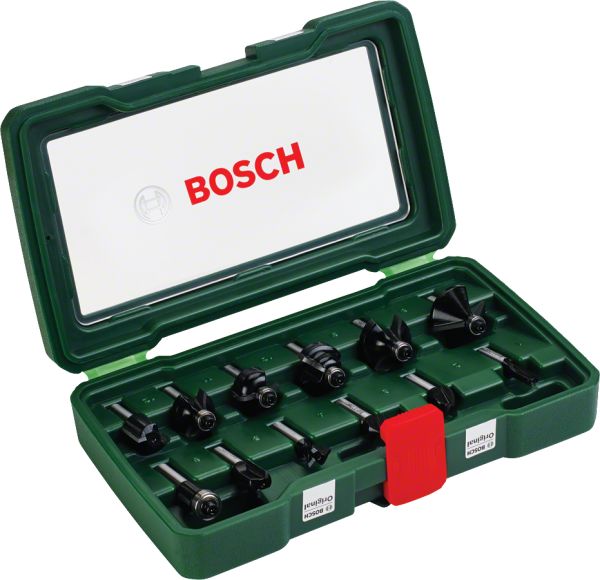 Bosch - 12 Parça Freze Seti 8 mm Şaftlı 2607019466
