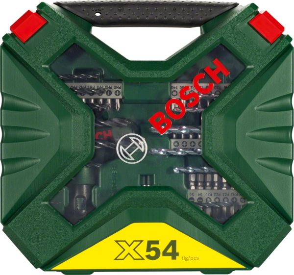 Bosch - X-Line 54 Parça Cırcır El Tornavidalı Karışık Aksesuar Seti 2607010610