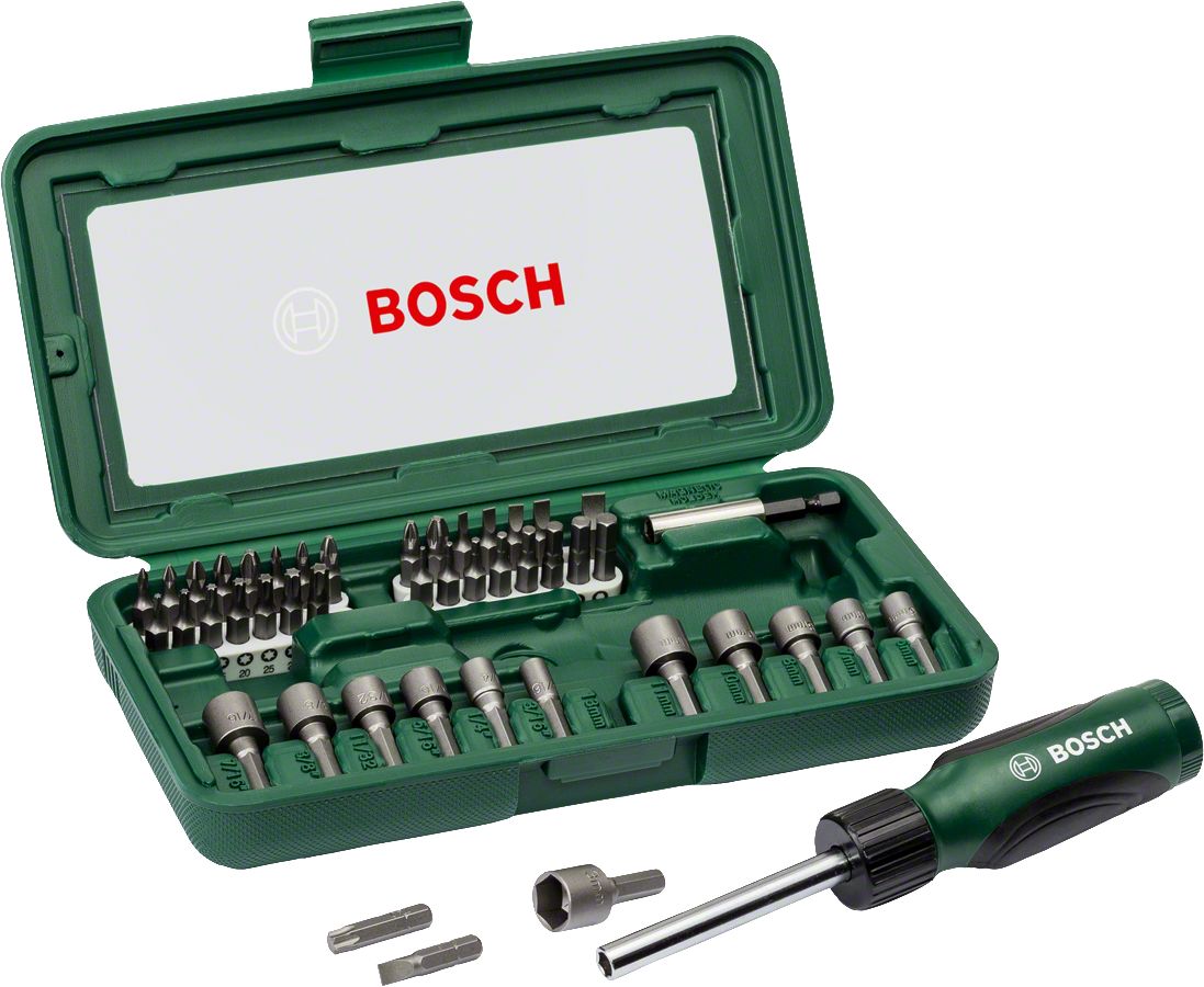 Bosch - 46 Parça Tornavidalı Vidalama ve Lokma Ucu Seti 2607019504