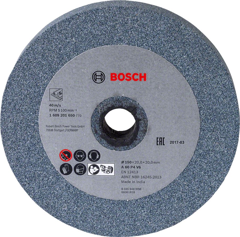 Bosch - GBG 35-15 Taşlama Motorları İçin Taş 150*20*20 mm 60 Kum 1609201650