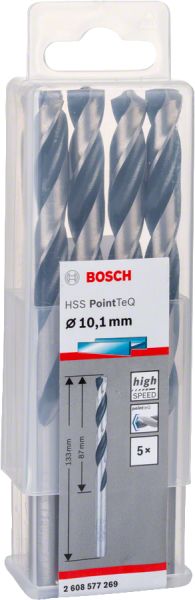 Bosch - HSS-PointeQ Metal Matkap Ucu 10,1 mm 5'li 2608577269