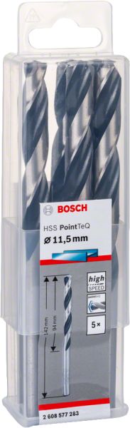 Bosch - HSS-PointeQ Metal Matkap Ucu 11,5 mm 5'li 2608577283