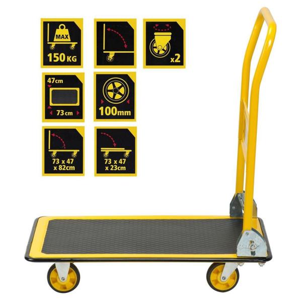 Stanley PC527 150Kg Profesyonel Paket Taşıma Arabası