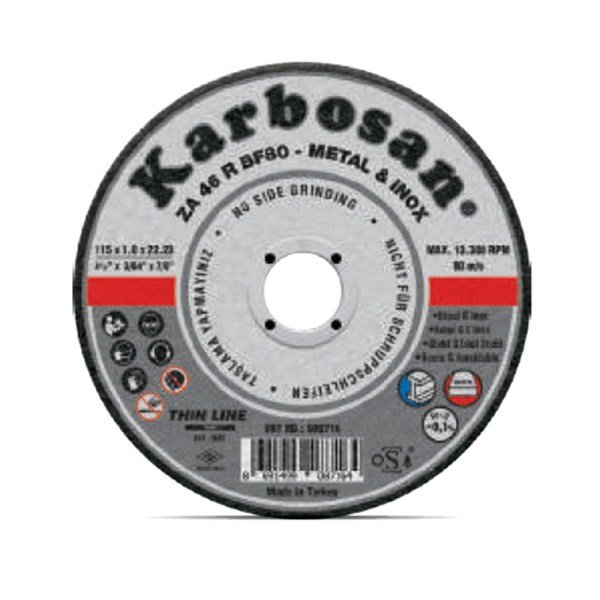 KARBOSAN/125x1.0x22.23/Zirkonyum Plus Kesme Diskleri