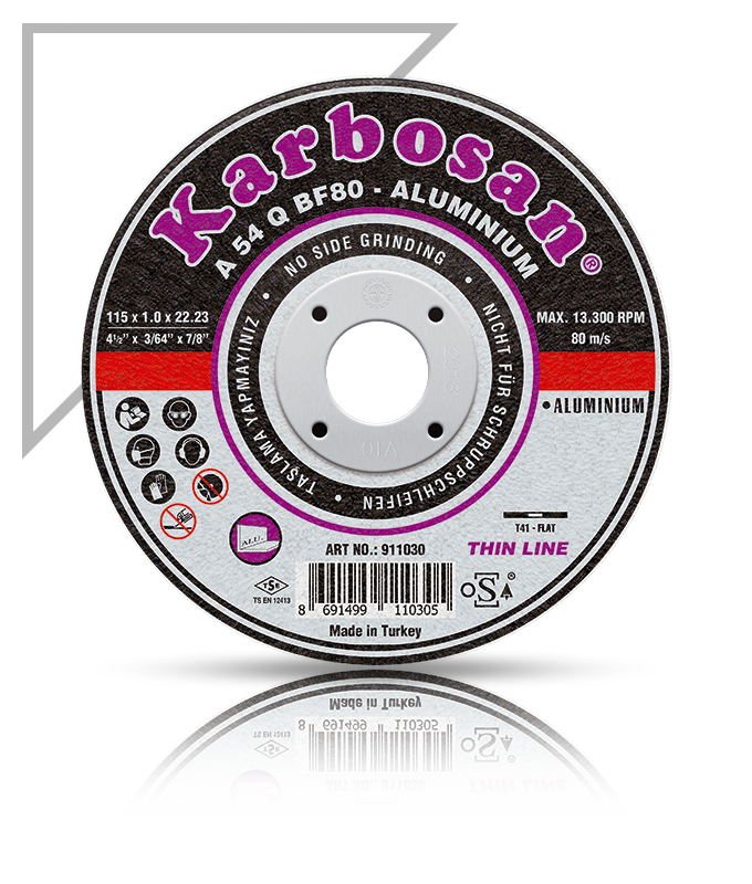 KARBOSAN/230x3.0x22.23/Alüminyum Kesme Diskleri
