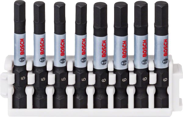 Bosch - Impact Control Serisi Vidalama Ucu 8'li H5x4 H6x4 *50mm 2608522332