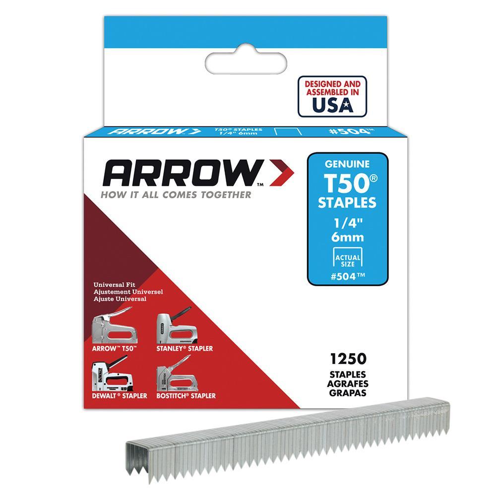 Arrow AR504 6mm 1250 Adet Profesyonel Zımba Teli