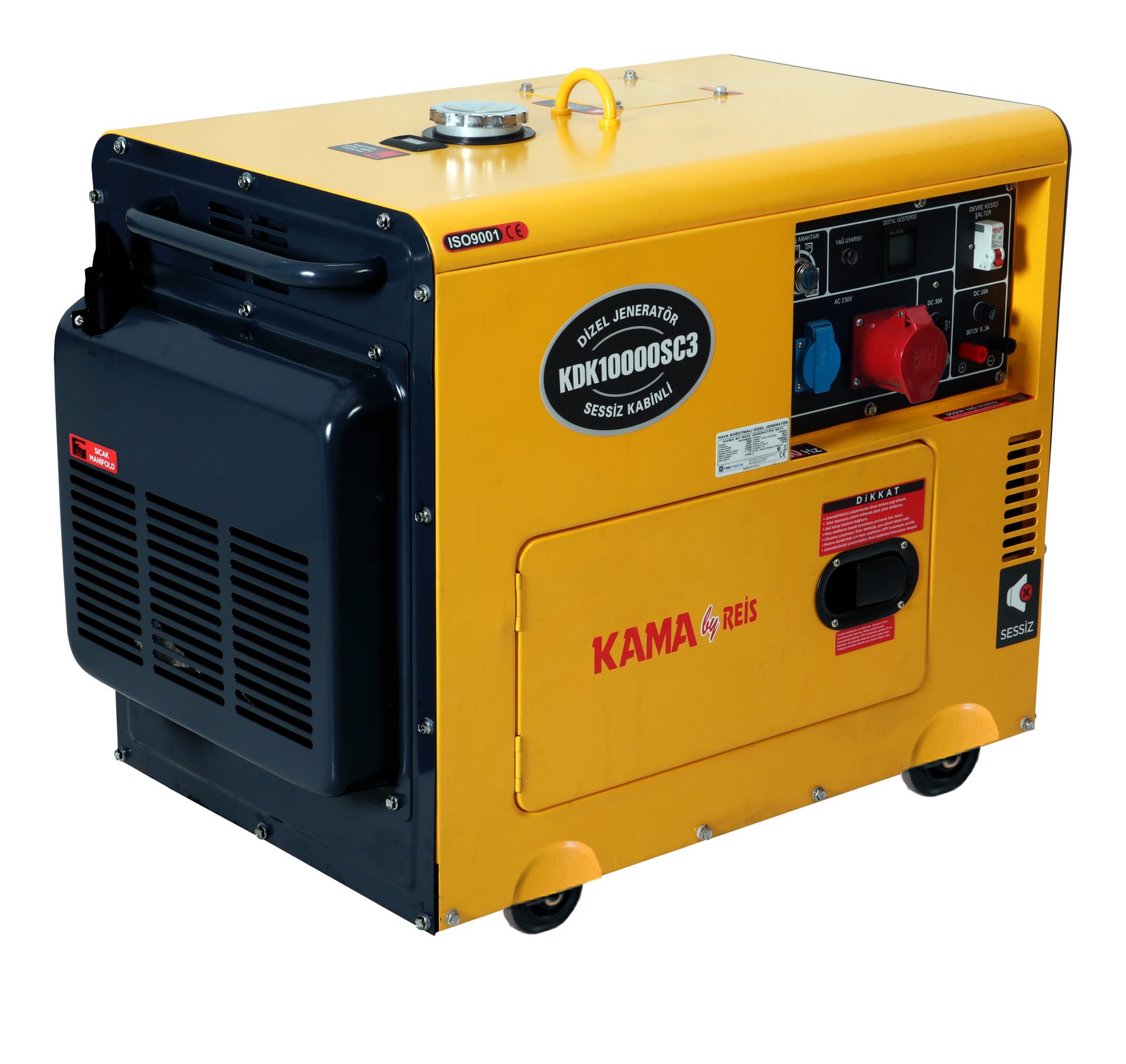 KDK15000SCA3 DİZEL 3-FAZ JENERATÖR 15kVA