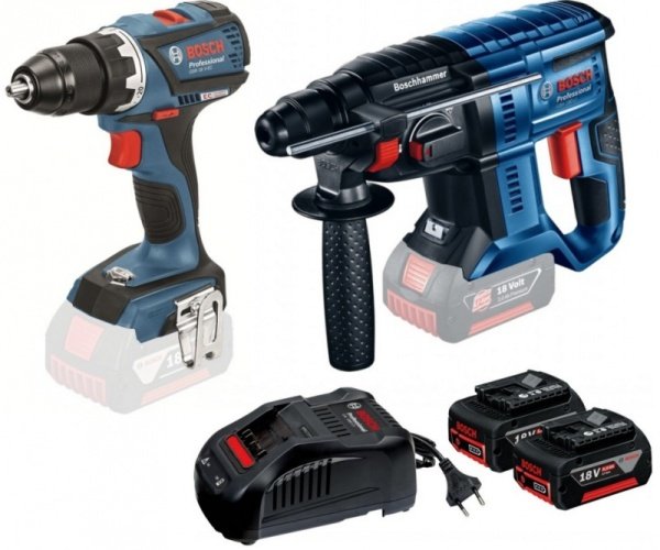 BOSCH GBH 180 + GSR 18V-50  PRO-MİX MEGA SET