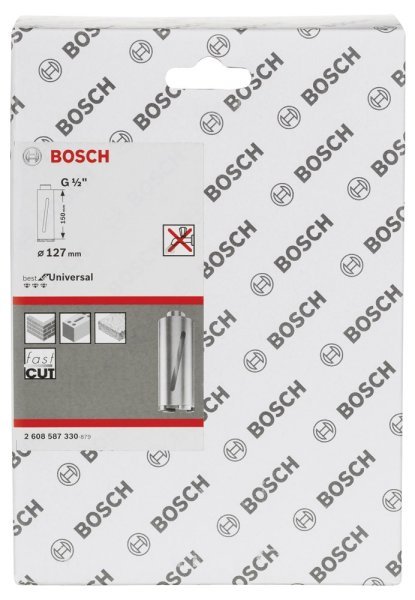 Bosch - Best Serisi G 1 2'' Girişli Kuru Karot Ucu 127*150 mm 2608587330
