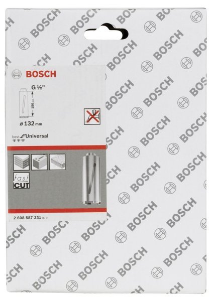 Bosch - Best Serisi G 1 2'' Girişli Kuru Karot Ucu 132*150 mm 2608587331