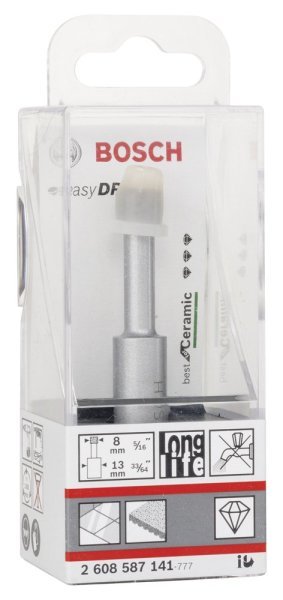 Bosch - Best Serisi, Matkap İçin Seramik Kuru Elmas Delici 8*33 mm 2608587141