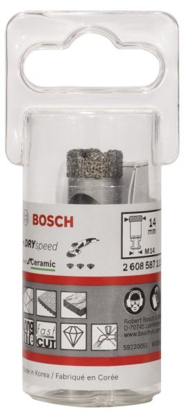 Bosch - Best Serisi, Taşlama İçin Seramik Kuru Elmas Delici 14*30 mm 2608587113