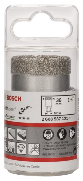 Bosch - Best Serisi, Taşlama İçin Seramik Kuru Elmas Delici 35*35 mm 2608587121