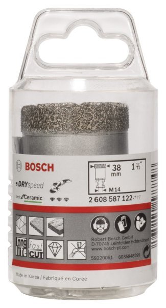 Bosch - Best Serisi, Taşlama İçin Seramik Kuru Elmas Delici 38*35 mm 2608587122