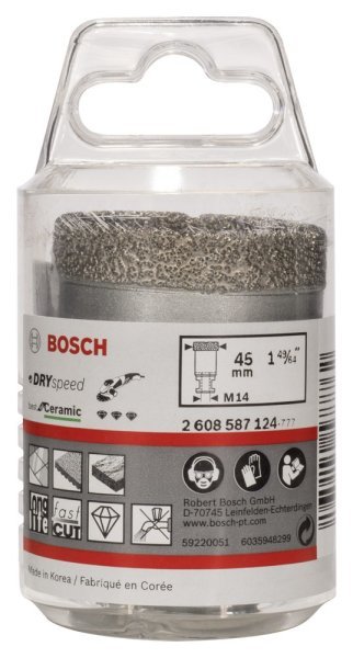 Bosch - Best Serisi, Taşlama İçin Seramik Kuru Elmas Delici 45*35 mm 2608587124