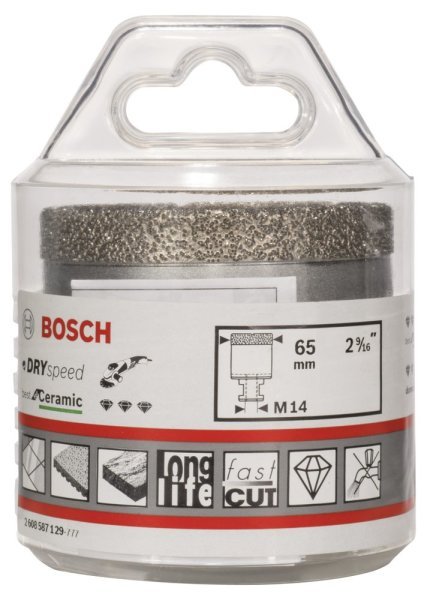 Bosch - Best Serisi, Taşlama İçin Seramik Kuru Elmas Delici 65*35 mm 2608587129
