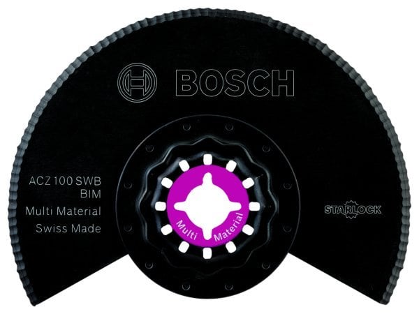Bosch - Starlock - ACZ 100 SWB - BIM Oluklu Segman Testere Bıçağı 1'li 2608661693