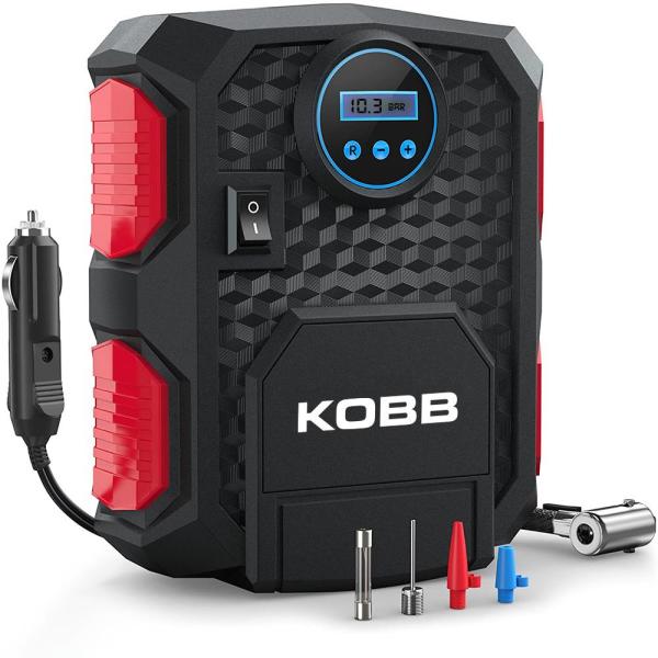 KOBB KB200 12Volt 150 PSI Ayarlanabilir Dijital Basınç Göstergeli Hava Lastik Şişirme Pompası