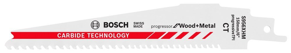 Bosch - Progressor Serisi Ahşap ve Metal için Panter Testere Bıçağı S 956 XHM 10'lu 2608653280