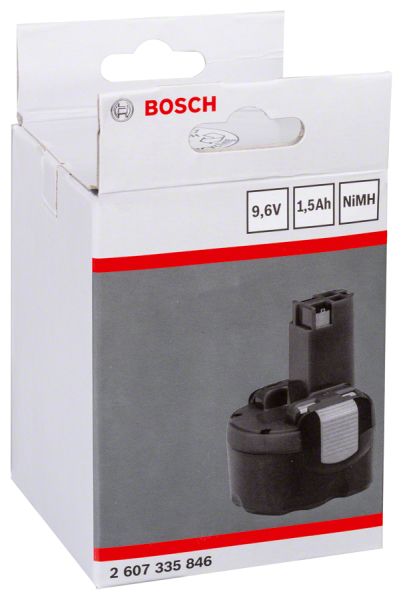 Bosch - 9,6 V 1,5 Ah DIY NiMh O-Pack Akü 2607335846
