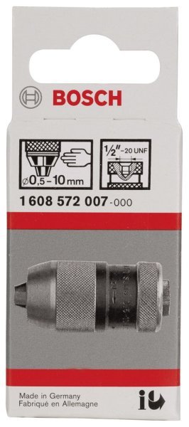 Bosch - 0,5-10 mm - 1 2''-20 Anahtarsız Mandren 1608572007