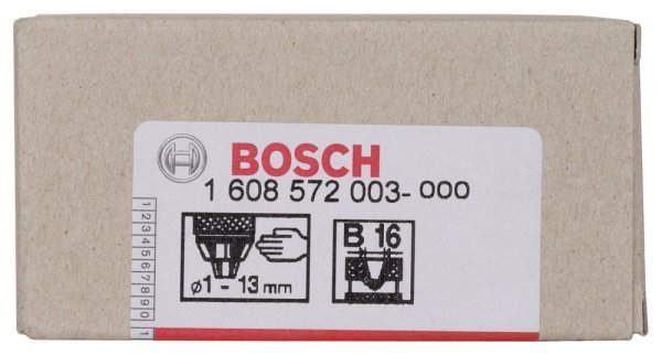 Bosch - 1-13 mm - B-16 Anahtarsız Mandren 1608572003