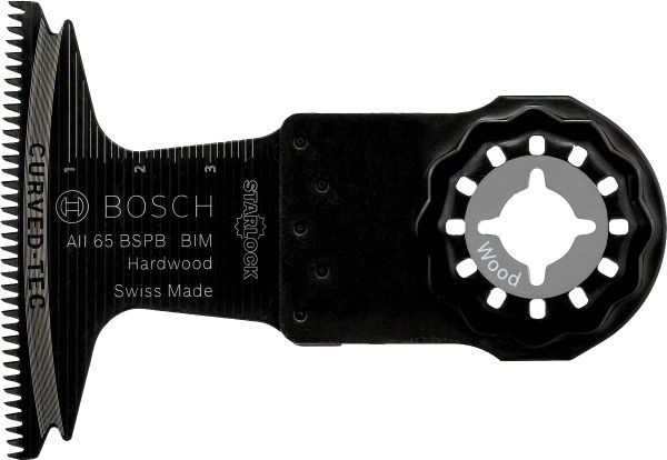 Bosch - Starlock - AII 65 BSPB - BIM Sert Ahşap İçin Daldırmalı Testere Bıçağı 10'lu 2608664479